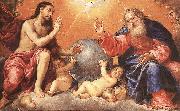 PEREDA, Antonio de The Holy Trinity ga oil painting on canvas